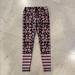 Shape Up Pink Leopard Print Kids Leggings